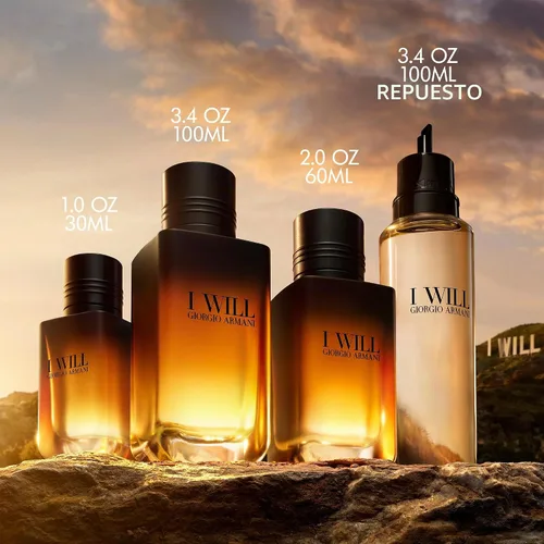Vista 5 de Armani Beauty I Will Eau de Parfum - Colonia terrosa y amaderada para hombre