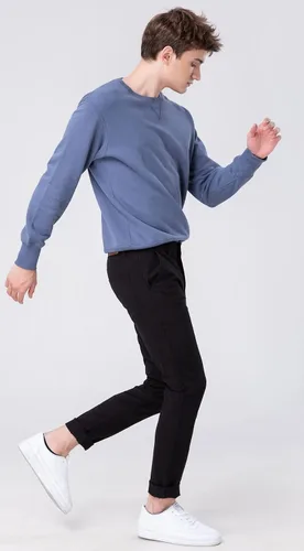 Vista 4 de Plaid&Plain Pantalones ajustados caqui para hombre