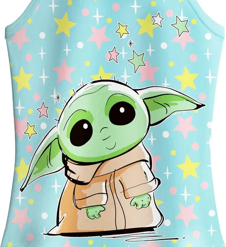Vista 4 de NOBUKU Traje de baño para niño deportivo de 1 pieza, traje de baño The Mandalorian The Child Boy para 3-10 años