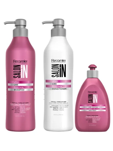 Vista 7 de Salon In by Recamier - Juego de champú y acondicionador Color Guard + tratamiento sin enjuague para cabello teñido Ayuda a preservar la vitalidad