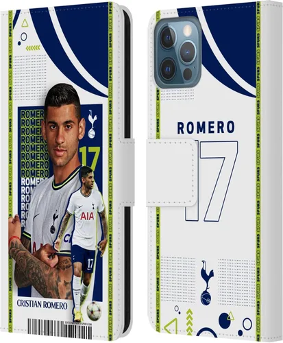 Vista 49 de Head Case Designs Officially Licensed Tottenham Hotspur F.C. Cristian Romero 2022/23 First Team Leather Wallet Case Compatible with Apple iPhone 11