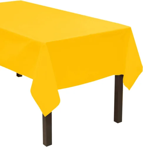 Vista 5 de Party Essentials ValuMost - Mantel de plástico disponible en 36 colores, 54 x 108 pulgadas, rojo