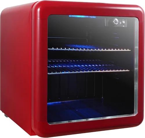 Vista 2 de Magic Chef MCB17CHR - Enfriador de bebidas, color rojo