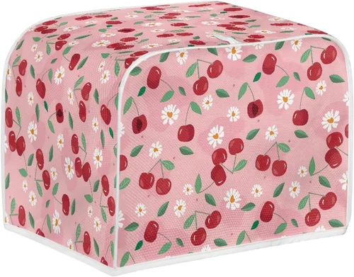 Vista 22 de Coldinair Cubierta para tostadora de dos rebanadas con estampado de aguacate, cubierta de electrodomésticos pequeños con diseño de frutas