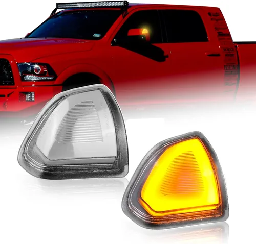 Vista 12 de Switchback - Marcador de espejo lateral, señal de giro y luz de marcha de repuesto para 2008-2016 F250 F350 F450 F550 Super Duty DRL accesorios