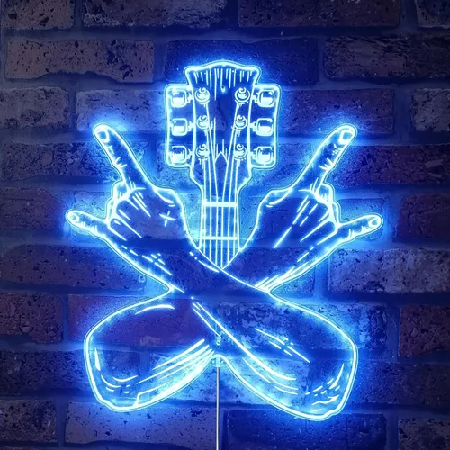 Vista 24 de ADVPRO Grabación en vivo en el aire RGB Dynamic Glam LED Sign - Forma de corte a borde - Decoración de pared inteligente 3D - Iluminación dinámica