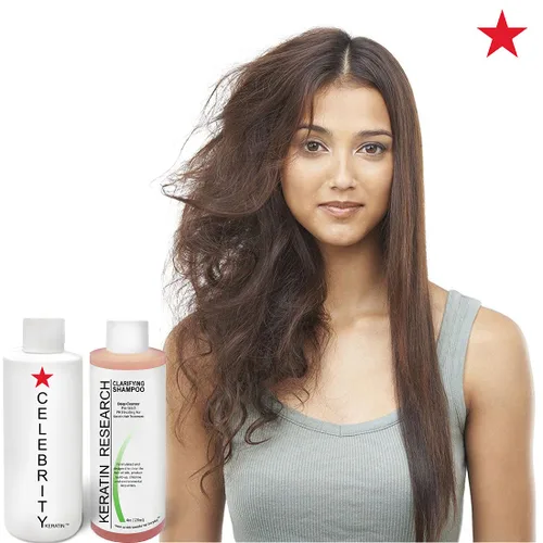 Vista 4 de Queratina brasileña compleja CELEBRITY KERATIN Tratamiento para el cabello Acondicionamiento Alisado Proteínas de queratina Aminoácidos Aceite