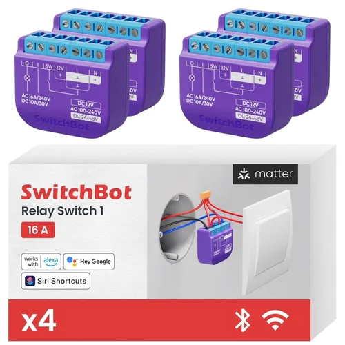 Vista 13 de SwitchBot Interruptor de relé inteligente (interruptor de relé 1PM US)