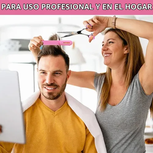 Vista 2 de Kit profesional de corte de cabello para mujeres, fácil de usar, recortador de pelo de puntas abiertas, herramientas de corte de cabello