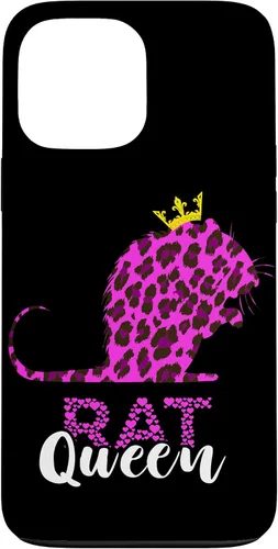 Vista 24 de Rat Queen Crown Leopard Mouse Rat Lover Rodent Rat Owner Case for iPhone 17