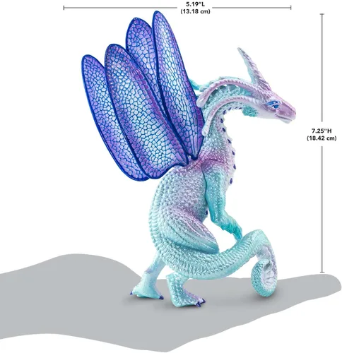 Vista 3 de Safari Ltd. Figura de dragón de hadas, figura de fantasía detallada de 7.25 pulgadas, juguete para niños, niñas y niños a partir de 4 años