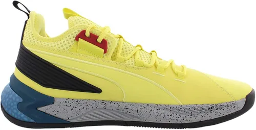 Vista 3 de PUMA Uproar Spectra - Tenis de baloncesto para hombre, color amarillo, Amarillo Negro