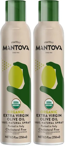 Vista 8 de Mantova Spray de Aceite de Oliva Extra Virgen de 8.5 onzas, Botella de Spray - Controla la Cantidad de Aceite - Ideal para Ensaladas y Cocina
