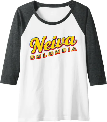 Vista 9 de Camiseta de béisbol raglán Neiva Colombia
