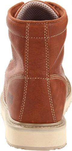 Vista 3 de Timberland PRO Botas de trabajo con cuña Barstow para hombre, marrón, 9 M US, Marrón