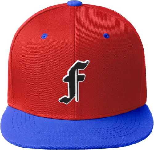 Vista 513 de Daxton Gorra clásica con visera de billete plano con letras del alfabeto inglés antiguo de la A a la Z