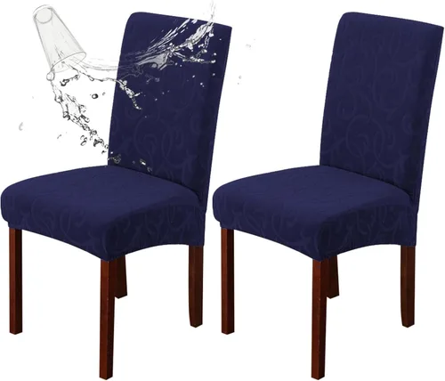 Vista 35 de Genina Fundas impermeables para sillas Parsons de comedor, fundas elásticas para sillas Parsons para comedor, cocina, funda protectora para silla