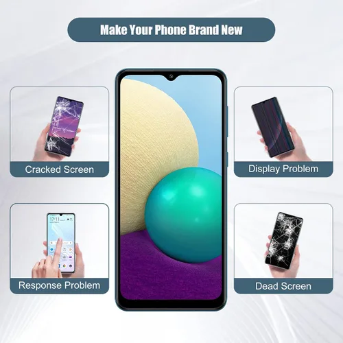 Vista 5 de Pantalla LCD compatible con Samsung Galaxy A02 SM-A022F 6.5 "Pantalla LCD táctil Asamblea con herramientas
