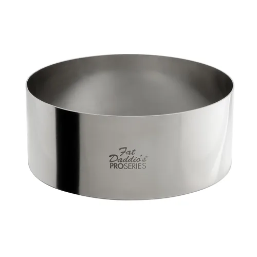 Vista 9 de Fat Daddio's Anillo redondo de acero inoxidable para pasteles y pastelería, 2 x 0.75 pulgadas