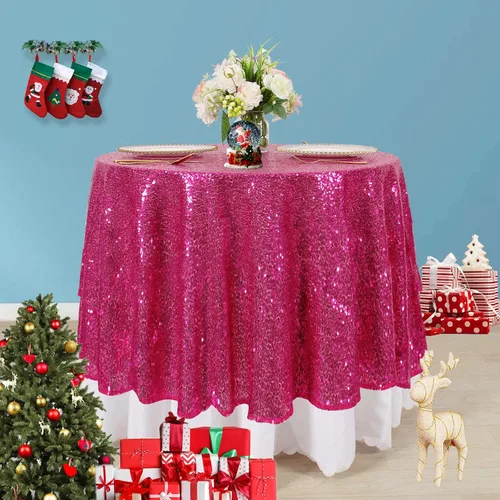 Vista 33 de AMZLOKAE Mantel de Lentejuelas Cuadrado 50x50 Azul Bebé Cubierta de Mesa con Purpurina Manteles para Fiestas Mantel Sin Costuras Azul Claro