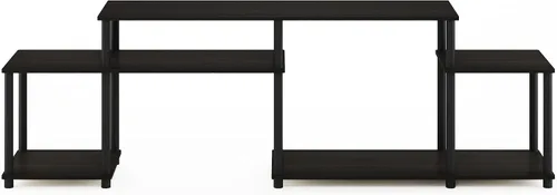 Vista 11 de Furinno 11191BK THE Centro de Entretenimiento Soporte para TV, Negro
