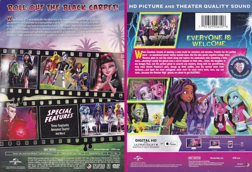 Vista 2 de Monster High Gift Set - ElectrifiedFrights Camera Action Double Feature Blu-rayDVD Combo
