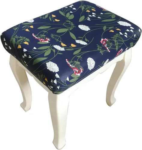 Vista 9 de Fundas de taburete Rectángulo Estiramiento Funda de Asiento de Silla Transpirable Asiento Contador Cubierta de Taburete Estilo 1