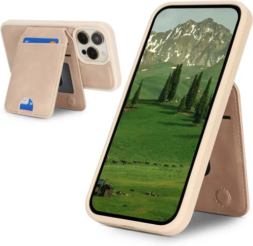 Vista 2 de Havaya Funda MagSafe compatible con iPhone 13 Pro Max con tarjetero - Funda magnética desmontable 2 en 1 - Ranuras para tarjetas de crédito de carga