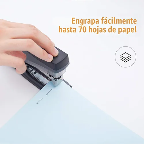 Vista 6 de Deli 5,000 grapas – Se adapta a engrapadora de capacidad de 60 hojas, longitud de pata de 3/8", capacidad de 70 hojas, 23/10, diseño de punta