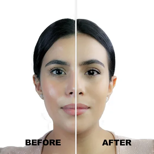Vista 5 de Nailen Base de maquillaje compacta en polvo con acabado mate, control de brillo, cobertura completa, ideal para todo tipo de piel y aspecto de cara