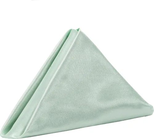 Vista 8 de YOUR CHAIR COVERS - Servilletas de tela de satén lavables de gran tamaño de 20 pulgadas, con dobladillo, reutilizables, para restaurantes, cenas