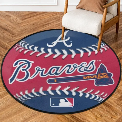 Vista 8 de Pardick Alfombra de béisbol de 36.2 pulgadas, alfombra retro circular redonda para niños, hombres, dormitorio, sala de estar, hogar, guardería, sala