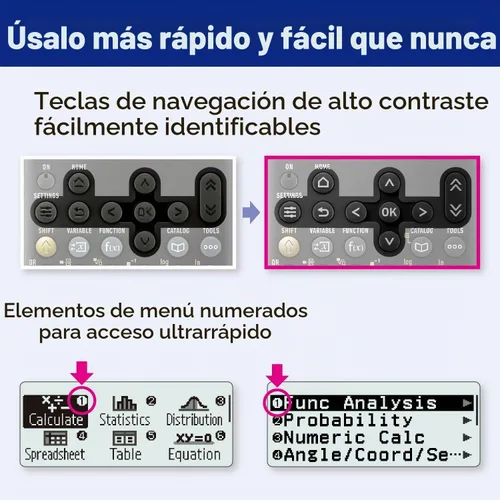 Vista 4 de Casio FX-9910CW-W-IT Calculadora científica
