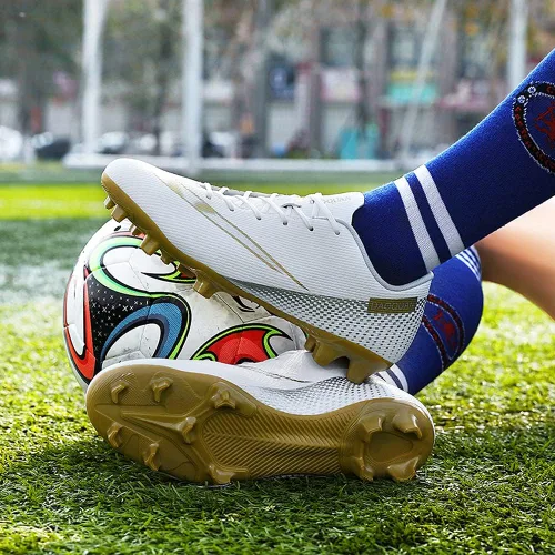 Vista 6 de Aiqzsh Zapatos deportivos de fútbol para hombre zapatos de fútbol profesionales transpirables para deportes al aire libre corrercompetencia