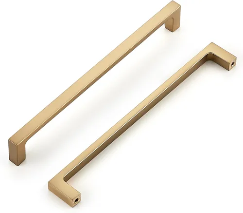 Vista 12 de Ravinte Antique Brass Kitchen Cabinet Solid Handles,3 Inch,5 Pack