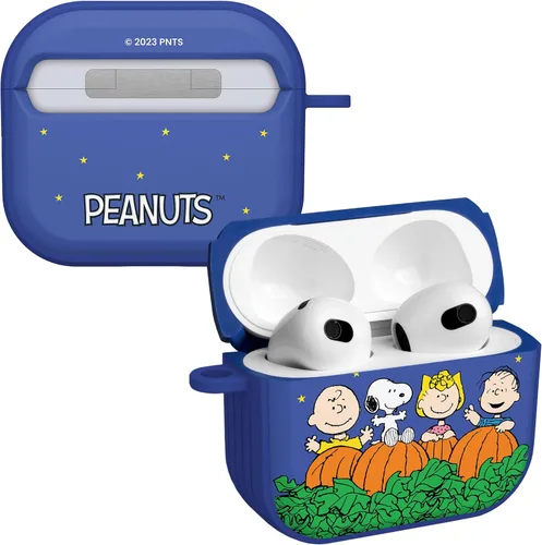 Vista 22 de Affinity Bands Peanuts Halloween HDX - Funda compatible con Apple AirPods Gen 1 y 2 (gran calabaza)