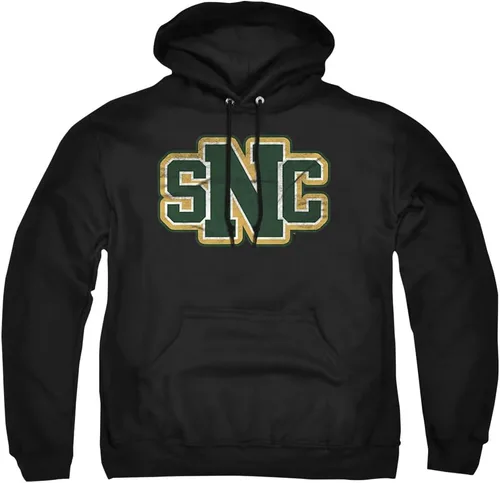 Vista 125 de Distressed College Primary Logo Adult Pullover Hoodie Collection 1 Universidad Estatal de Albany