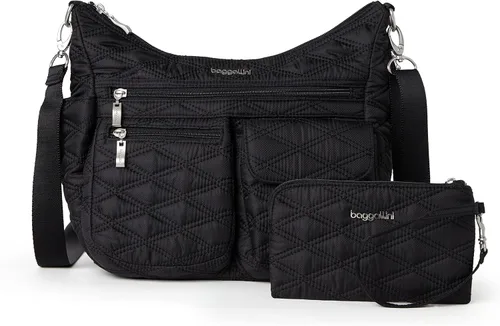 Vista 66 de Baggallini Modern Everywhere Crossbody Women 11x9x4.5 RFID Hobo Bag