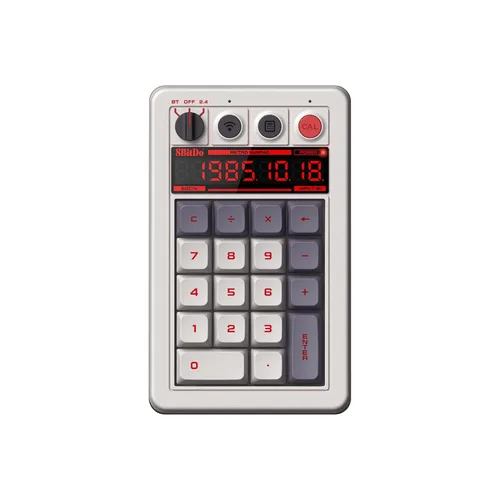 Vista 13 de 8BitDo Retro 18 Mechanical Numpad, Supports Calculator Mode, Bluetooth/2.4G/Wired Numpad for Windows and Android - C64 Edition