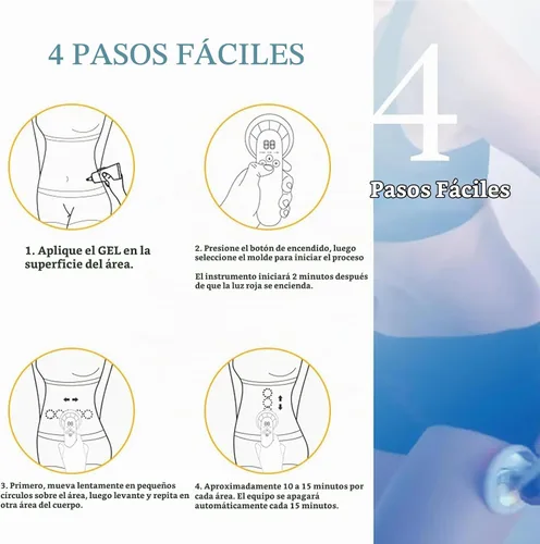 Vista 6 de Herramienta de masajeador de celulitis, máquina de mano para esculpir la celulitis, adecuada para brazos, espalda, glúteos, vientre, piernas, regalo