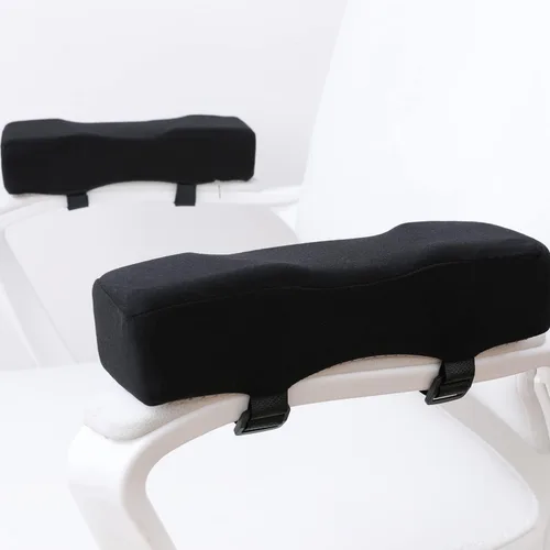 Vista 9 de LargeLeaf Reposabrazos para silla, cojines de gel refrescante, almohada de codo, alivio de presión, silla de oficina, silla de juegos, reposabrazos