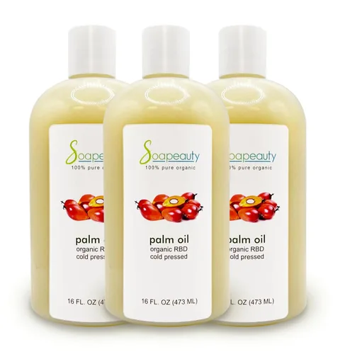 Vista 9 de Soapeauty Aceite de palma RBD 100% puro, prensado en frío, no hidrogenado y sostenible para jabón, cremas y lociones de bricolaje, rico en vitamina