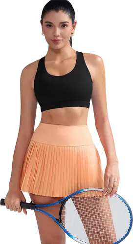 Vista 8 de RUNNING GIRL - Sujetadores deportivos para mujer, sujetadores deportivos con tiras acolchadas y espalda cruzada de apoyo medio con copas extraíbles