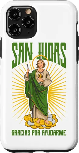 Vista 29 de San Judas Tadeo Gracias por ayudarme - Carcasa para iPhone 17