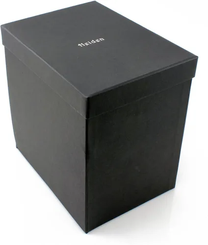 Vista 8 de Heiden Monaco - Bobinadora de reloj individual, cuero negro, funciona con pilas o adaptador de CA, 12 ajustes de programa, cuero vegano cosido