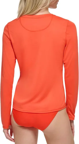 Vista 3 de Calvin Klein Camiseta de manga larga para mujer con protección 40+ que absorbe la humedad