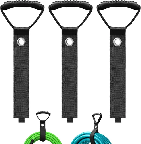 Vista 10 de Swingers Extension Cord Holder, 17" Heavy-Duty Storage Straps with 6 Pack