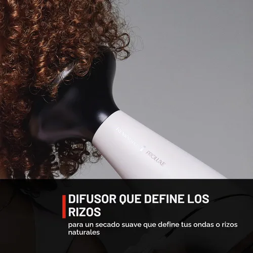 Vista 5 de Secadora de cabello Remington Pro Series AC9140P T, Studio Thermaluxe, con cable que no se enreda, más concentrador y clips de seccionamiento