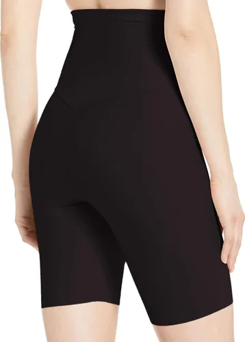 Vista 2 de Maidenform Faja moldeadora de cintura alta para mujer, adelgazante de muslo, control de abdomen, faja moldeadora de control firme para mujer Negro