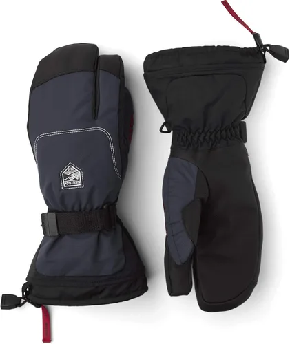 Vista 6 de Hestra Alpine Gauntlet SR - Guante de piel impermeable para esquí y snowboard Negro/Negro